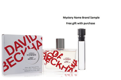 David Beckham Urban Homme by David Beckham Eau De Toilette Spray 1.7 oz And a Mystery Name brand sample vile