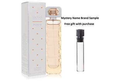 Boss Orange by Hugo Boss Eau De Toilette Spray 1.7 oz And a Mystery Name brand sample vile
