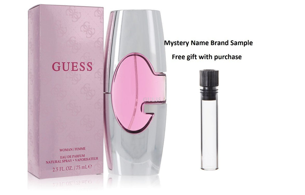 Guess (New) by Guess Eau De Parfum Spray 2.5 oz And a Mystery Name brand sample vile