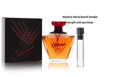 DC Comics Catwoman by Marmol & Son Eau De Toilette Spray 3.4 oz And a Mystery Name brand sample vile