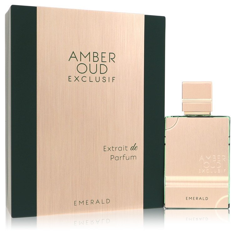Amber Oud Exclusif Emerald by Al Haramain Eau De Parfum Spray (Unisex) 2 oz For Men