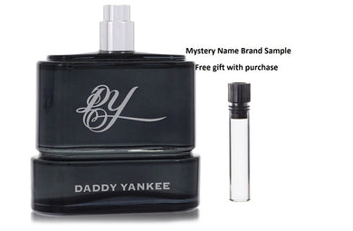 Daddy Yankee by Daddy Yankee Eau De Toilette Spray (Tester) 3.4 oz And a Mystery Name brand sample vile