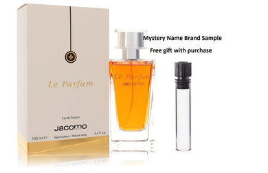 Jacomo Le Parfum by Jacomo Eau De Parfum Spray 3.4 oz And a Mystery Name brand sample vile