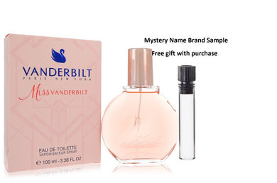 Miss Vanderbilt by Gloria Vanderbilt Eau De Toilette Spray 3.3 oz And a Mystery Name brand sample vile