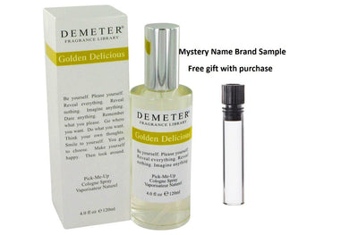 Demeter Golden Delicious by Demeter Cologne Spray 4 oz And a Mystery Name brand sample vile