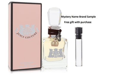 Juicy Couture by Juicy Couture Eau De Parfum Spray 1.7 oz And a Mystery Name brand sample vile