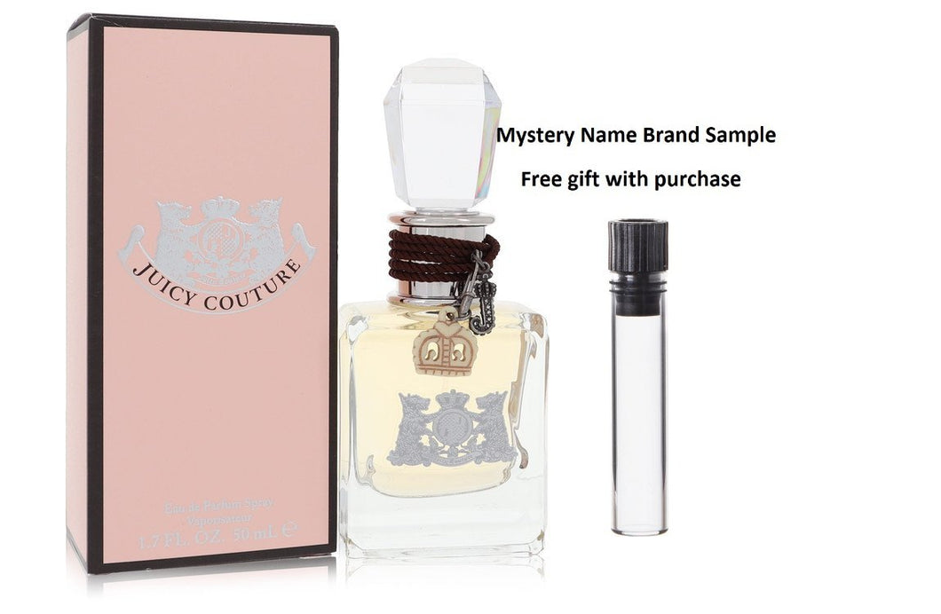 Juicy Couture by Juicy Couture Eau De Parfum Spray 1.7 oz And a Mystery Name brand sample vile