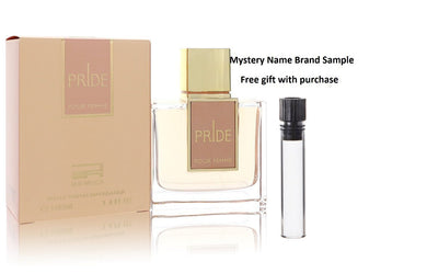 Rue Broca Pride by Rue Broca Eau De Parfum Spray 3.4 oz And a Mystery Name brand sample vile