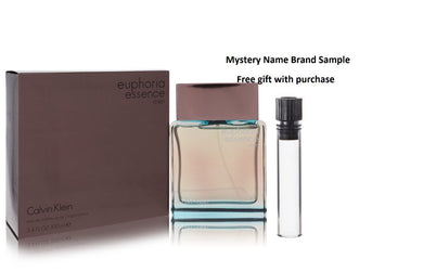 Euphoria Essence by Calvin Klein Eau De Toilette Spray 3.4 oz And a Mystery Name brand sample vile