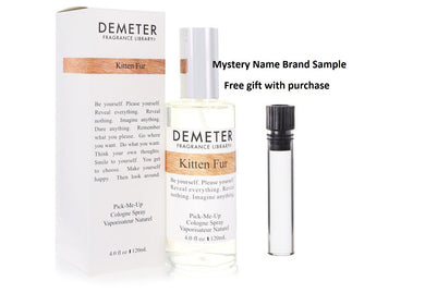 Demeter Kitten Fur by Demeter Cologne Spray 4 oz And a Mystery Name brand sample vile