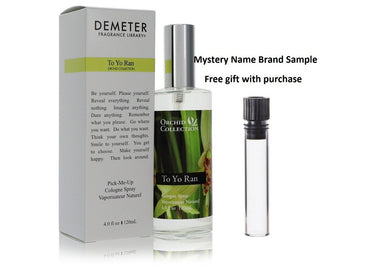 Demeter To Yo Ran Orchid by Demeter Cologne Spray (Unisex) 4 oz And a Mystery Name brand sample vile