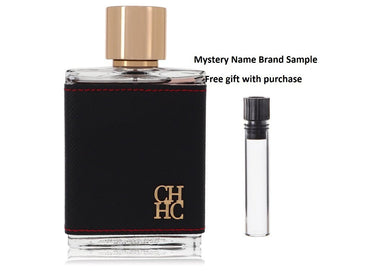 CH Carolina Herrera by Carolina Herrera Eau De Toilette Spray (Tester) 3.4 oz And a Mystery Name brand sample vile
