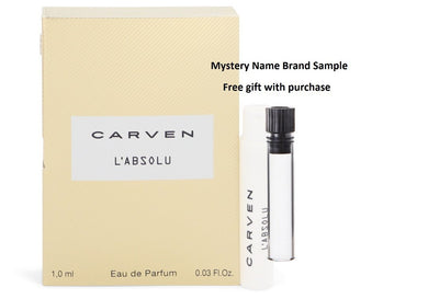 Carven L'absolu by Carven Vial (sample) .03 oz And a Mystery Name brand sample vile