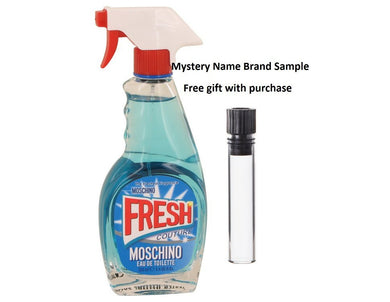 Moschino Fresh Couture by Moschino Eau De Toilette Spray (Tester) 3.4 oz And a Mystery Name brand sample vile