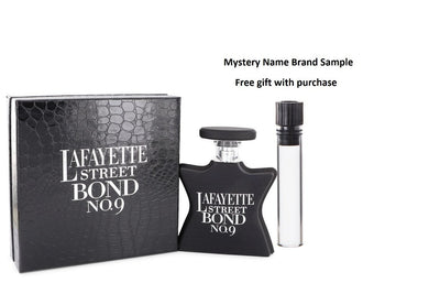 Lafayette Street by Bond No. 9 Eau De Parfum Spray 3.4 oz And a Mystery Name brand sample vile