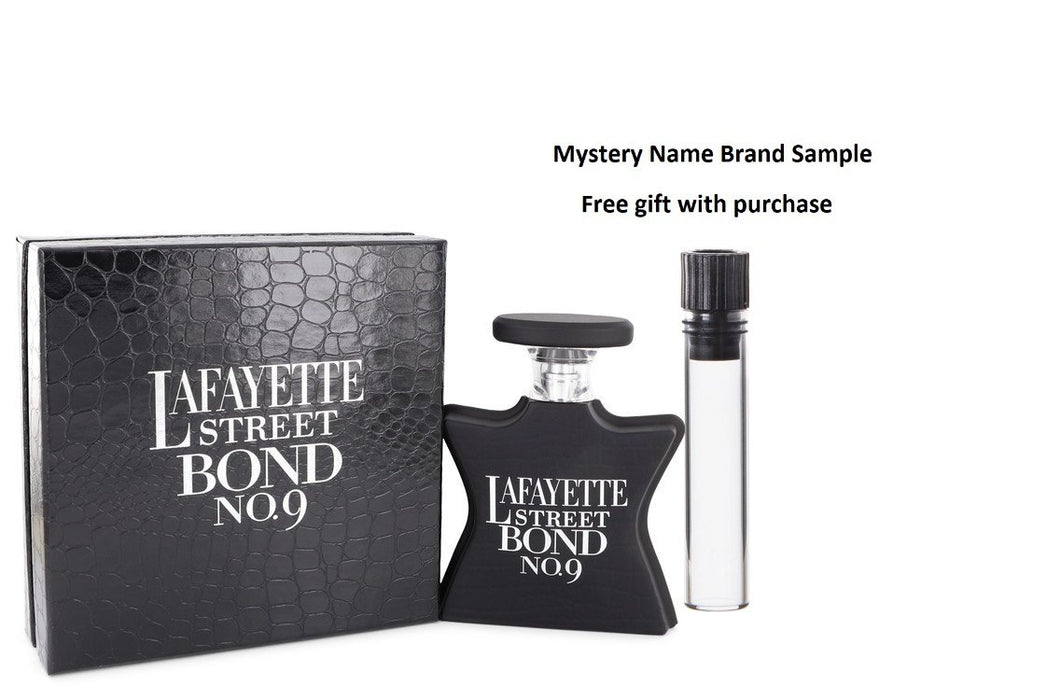 Lafayette Street by Bond No. 9 Eau De Parfum Spray 3.4 oz And a Mystery Name brand sample vile