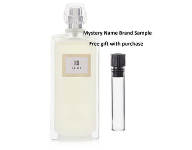 Le De by Givenchy Eau De Toilette Spray (Tester) 3.3 oz And a Mystery Name brand sample vile