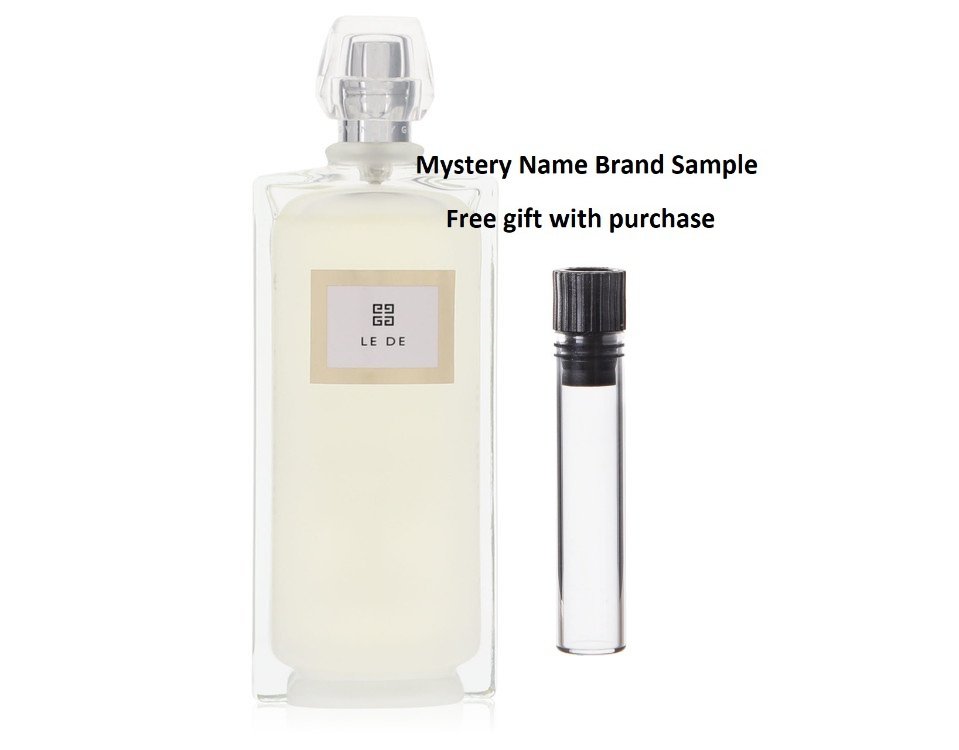 Le De by Givenchy Eau De Toilette Spray (Tester) 3.3 oz And a Mystery Name brand sample vile