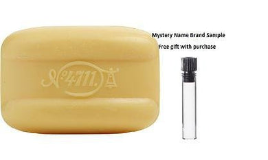 4711 by 4711 CREAM SOAP 3.5 OZ for UNISEX And a Mystery Name brand sample vile