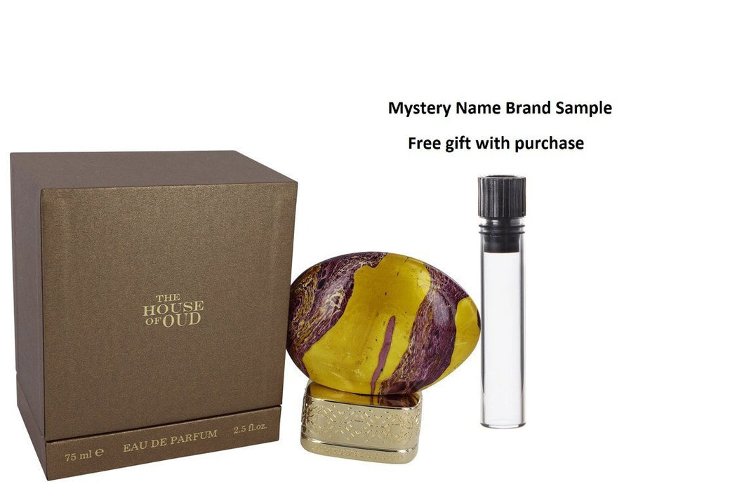 Grape Pearls by The House of Oud Eau De Parfum Spray (Unisex) 2.5 oz And a Mystery Name brand sample vile