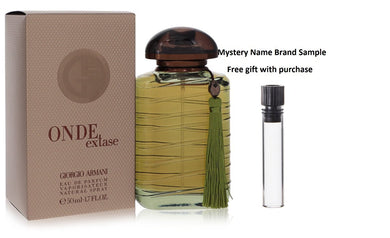 Onde Extase by Giorgio Armani Eau De Parfum Spray 1.7 oz And a Mystery Name brand sample vile