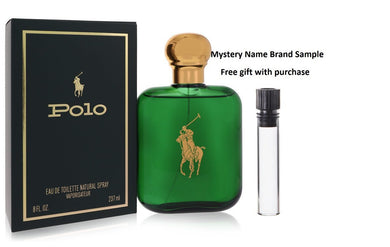 POLO by Ralph Lauren Eau De Toilette/ Cologne Spray 8 oz And a Mystery Name brand sample vile