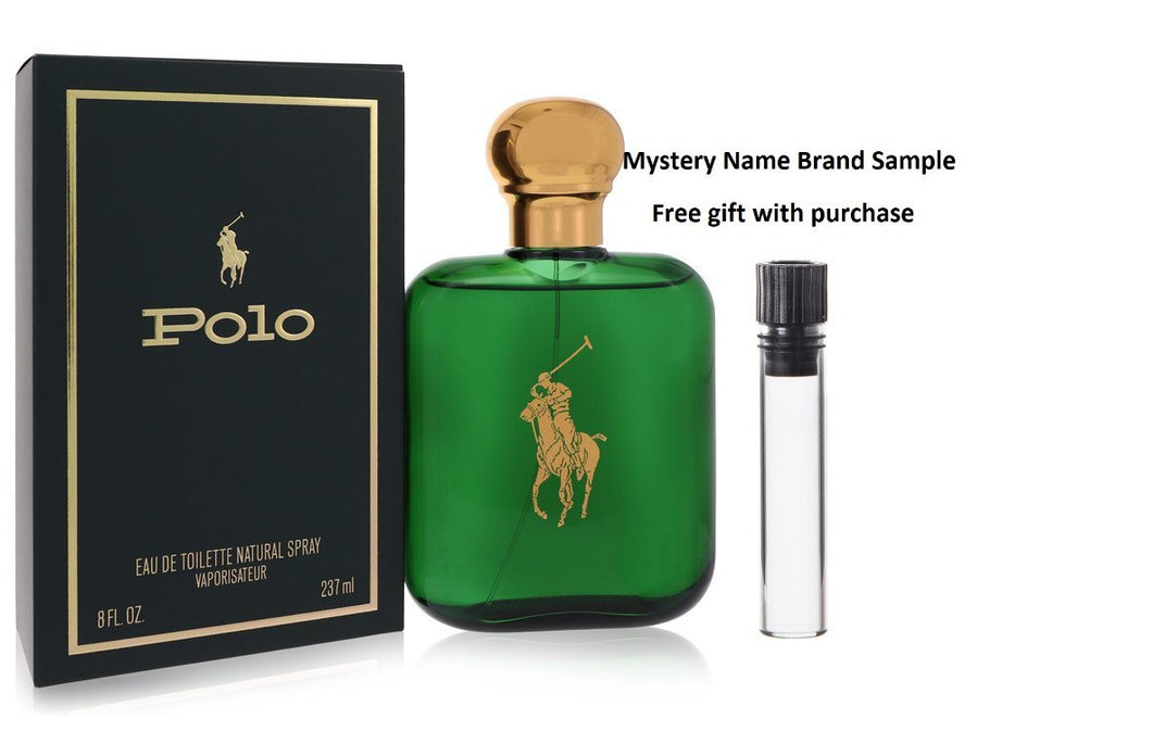 POLO by Ralph Lauren Eau De Toilette/ Cologne Spray 8 oz And a Mystery Name brand sample vile