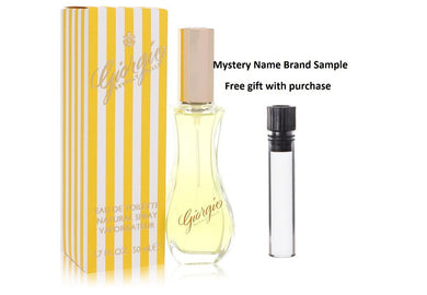 GIORGIO by Giorgio Beverly Hills Eau De Toilette Spray 1.7 oz And a Mystery Name brand sample vile