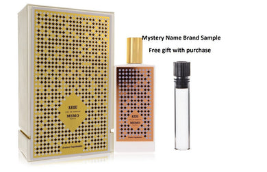 Kedu by Memo Eau De Parfum Spray (Unisex) 2.5 oz And a Mystery Name brand sample vile