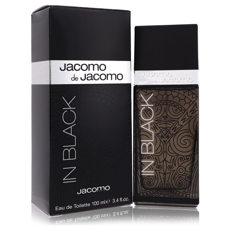 Jacomo De Jacomo In Black by Jacomo Eau De Toilette Spray 3.4 oz For Men