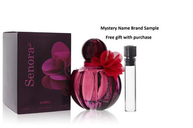 Ajmal Senora by Ajmal Eau De Parfum Spray 2.5 oz And a Mystery Name brand sample vile