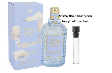 4711 Acqua Colonia Pure Breeze of Himalaya by 4711 Eau De Cologne Intense Spray (Unisex) 5.7 oz  And a Mystery Name brand sample vile