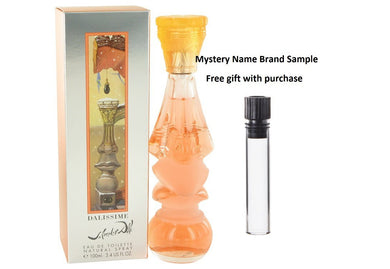 DALISSIME by Salvador Dali Eau De Toilette Spray 3.4 oz And a Mystery Name brand sample vile