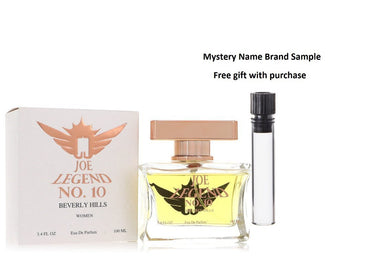 Joe Legend No. 10 by Joseph Jivago Eau De Parfum Spray 3.4 oz And a Mystery Name brand sample vile