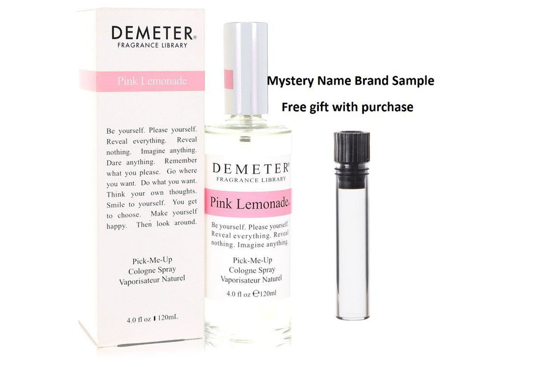 Demeter Pink Lemonade by Demeter Cologne Spray 4 oz And a Mystery Name brand sample vile