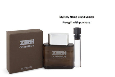 Corduroy by Zirh International Eau De Toilette Spray 2.5 oz And a Mystery Name brand sample vile