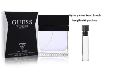 Guess Seductive by Guess Eau De Toilette Spray 3.4 oz And a Mystery Name brand sample vile