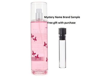 Mariah Carey Ultra Pink by Mariah Carey Fragrance Mist 8 oz And a Mystery Name brand sample vile