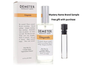 Demeter Gingerale by Demeter Cologne Spray 4 oz And a Mystery Name brand sample vile