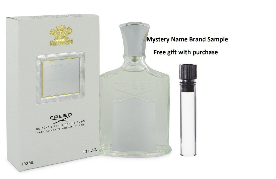 ROYAL WATER by Creed Eau De Parfum Spray 3.3 oz And a Mystery Name brand sample vile
