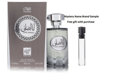 Ana Assali by Rihanah Eau De Parfum Spray (Unisex) 3.4 oz And a Mystery Name brand sample vile