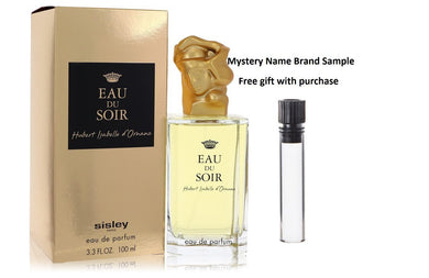 EAU DU SOIR by Sisley Eau De Parfum Spray 3.4 oz And a Mystery Name brand sample vile