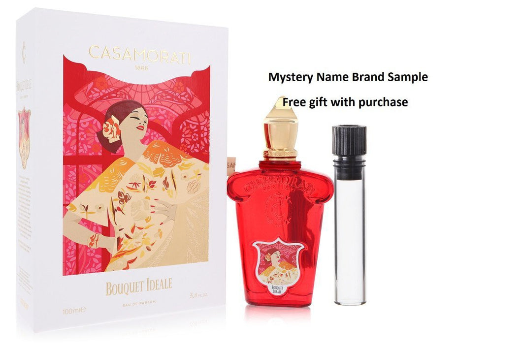 Casamorati 1888 Bouquet Ideale by Xerjoff Eau De Parfum Spray 3.4 oz And a Mystery Name brand sample vile