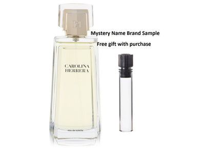 CAROLINA HERRERA by Carolina Herrera Eau De Toilette Spray (Tester) 3.4 oz And a Mystery Name brand sample vile