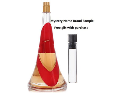 Rebelle by Rihanna Eau De Parfum Spray (Tester) 3.4 oz And a Mystery Name brand sample vile