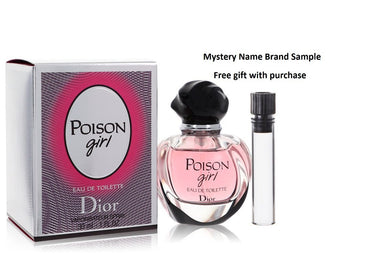 Poison Girl by Christian Dior Eau De Toilette Spray 1 oz And a Mystery Name brand sample vile