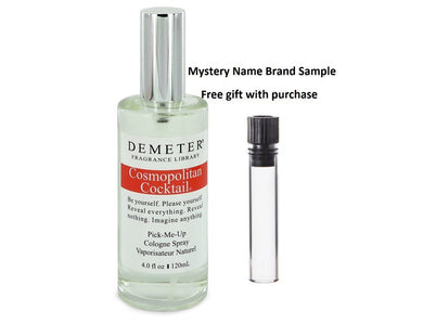 Demeter Cosmopolitan Cocktail by Demeter Cologne Spray (unboxed) 4 oz And a Mystery Name brand sample vile