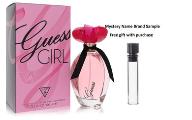 Guess Girl by Guess Eau De Toilette Spray 3.4 oz And a Mystery Name brand sample vile