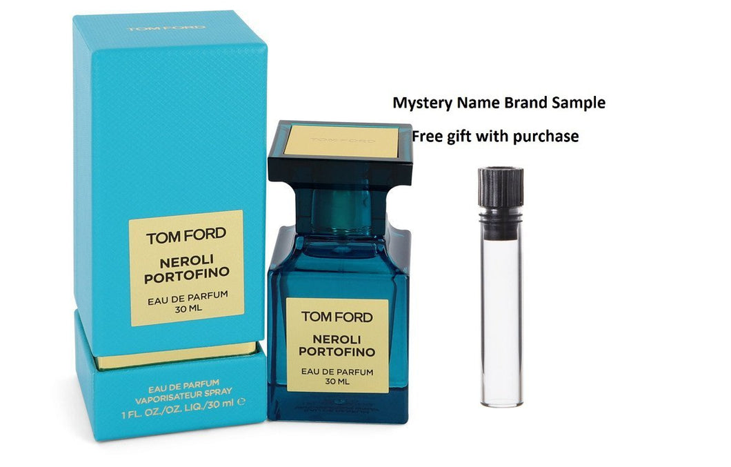 Neroli Portofino by Tom Ford Eau De Parfum Spray 1 oz  And a Mystery Name brand sample vile