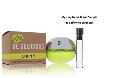 Be Delicious by Donna Karan Eau De Parfum Spray 1.7 oz And a Mystery Name brand sample vile